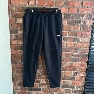 Fila mens jogger sweatpants black medium